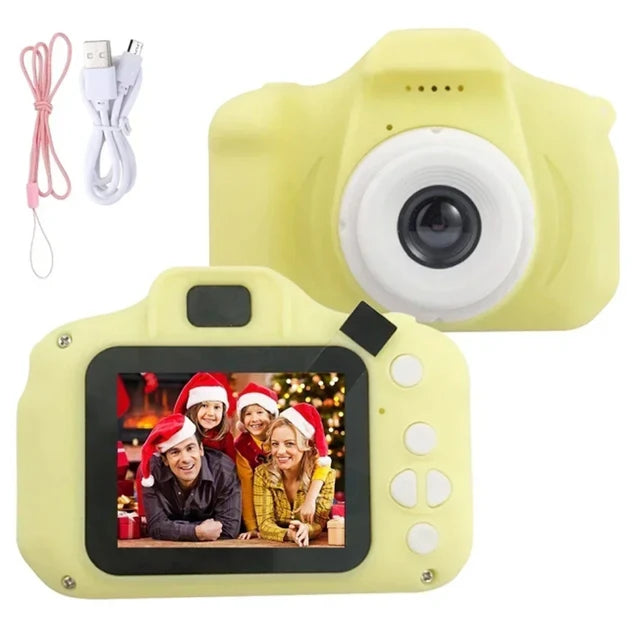 Mini Children's Digital Vintage Camera with Projection Feature, Educational Toy for Kids, Outdoor Photography, 32GB Storage